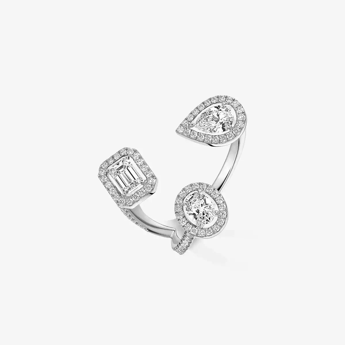 [[Limara] Diamond Ring 0,25ct My Twin Trilogy
