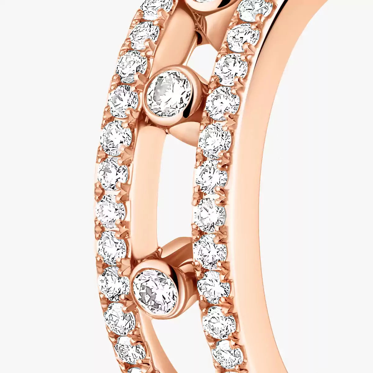 [Limara]Diamond Pave_ Hoop Earrings Move
