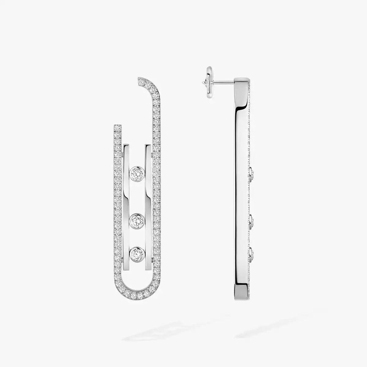[Limara]Diamond Pendant Earrings Move 10Th