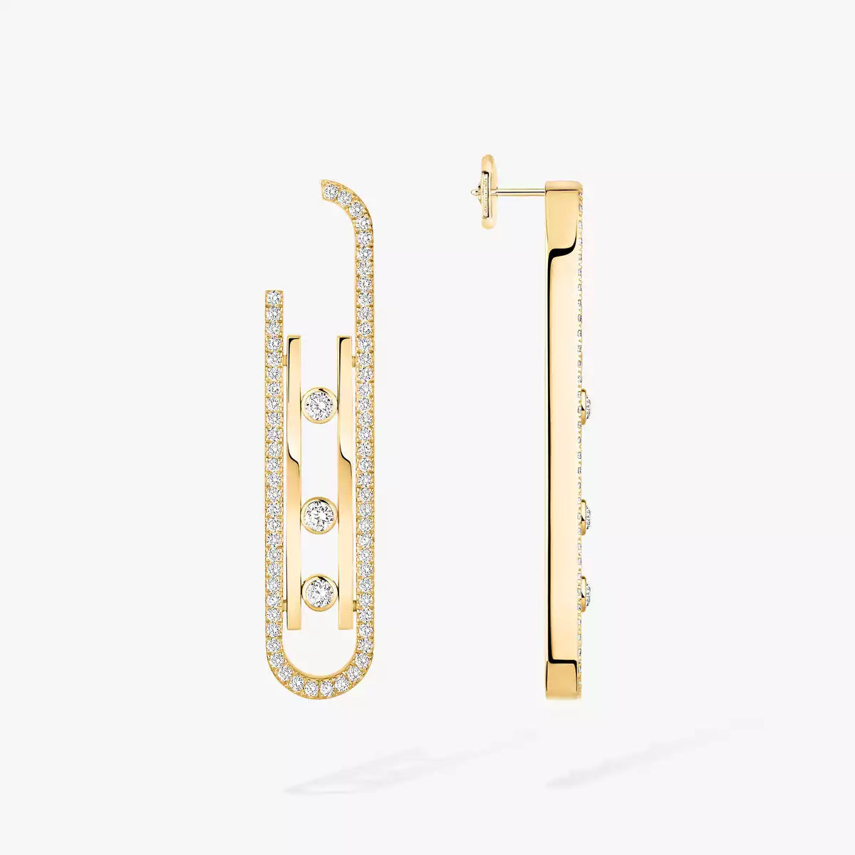 [Limara]Diamond Pendant Earrings Move 10Th