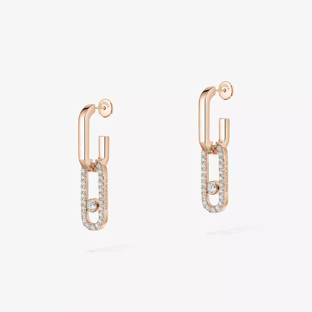 [Limara]MOVE LINK KINETIC DIAMOND EARRINGS