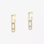 [Limara]MOVE LINK KINETIC DIAMOND EARRINGS