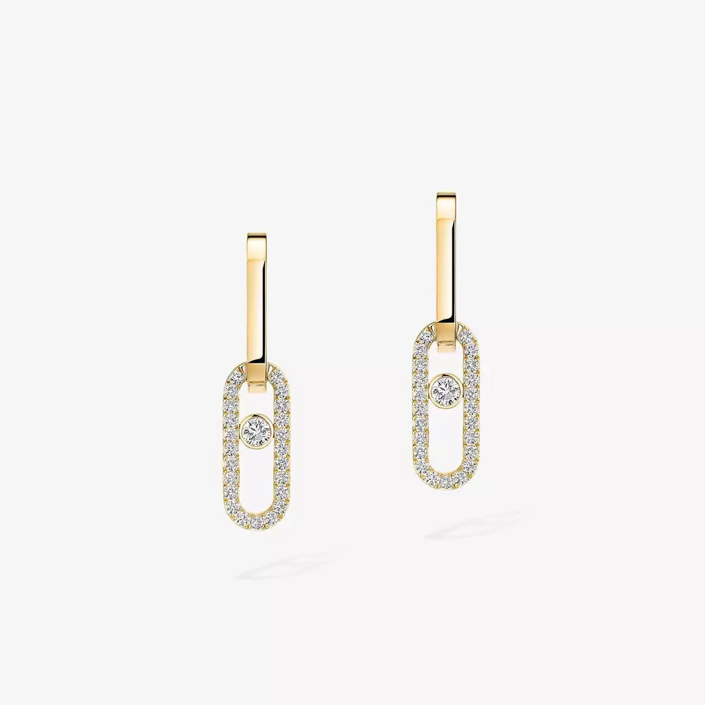 [Limara]MOVE LINK KINETIC DIAMOND EARRINGS