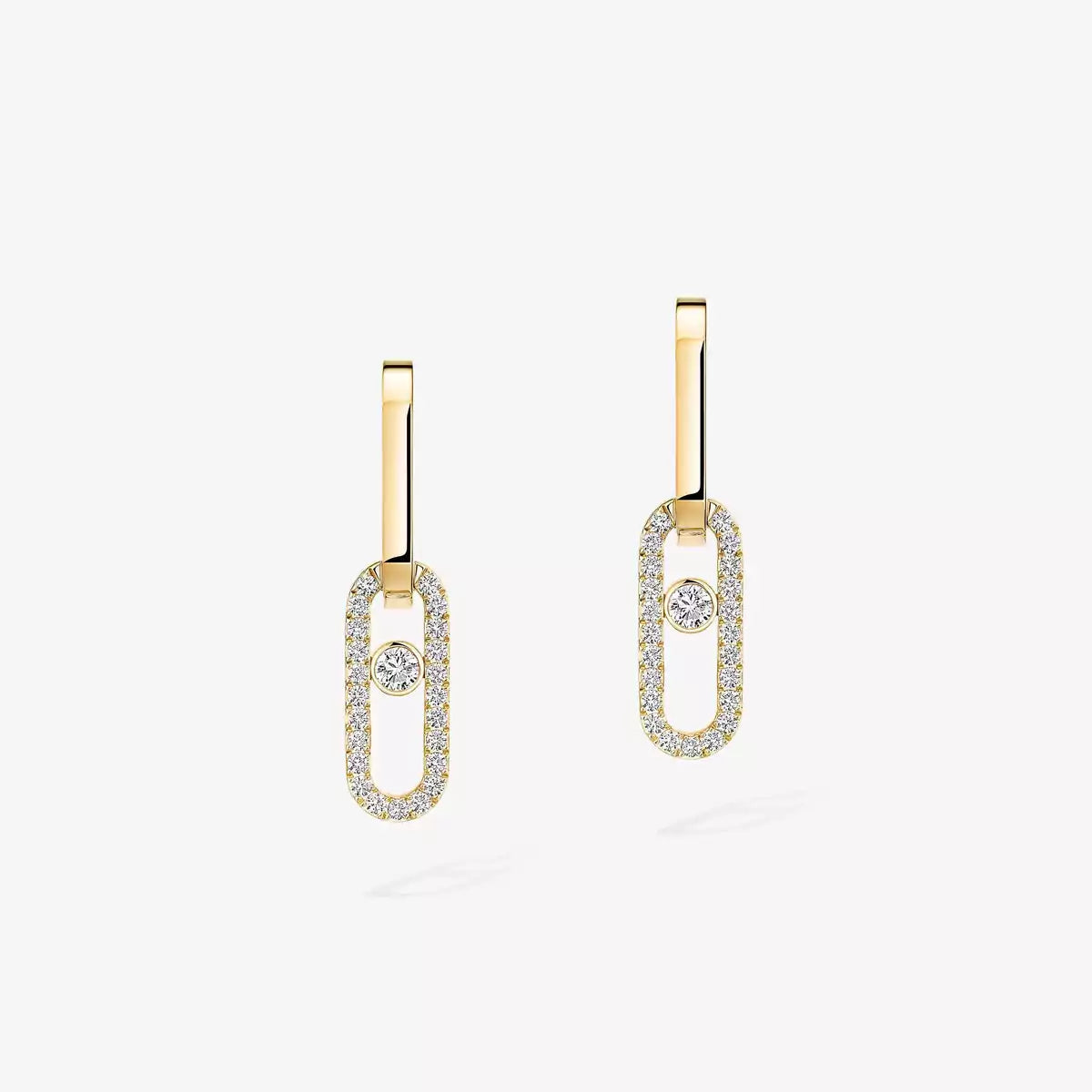 [Limara]MOVE LINK KINETIC DIAMOND EARRINGS