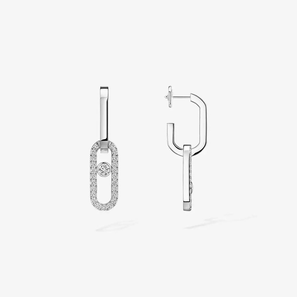 [Limara]MOVE LINK KINETIC DIAMOND EARRINGS