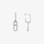 [Limara]MOVE LINK KINETIC DIAMOND EARRINGS