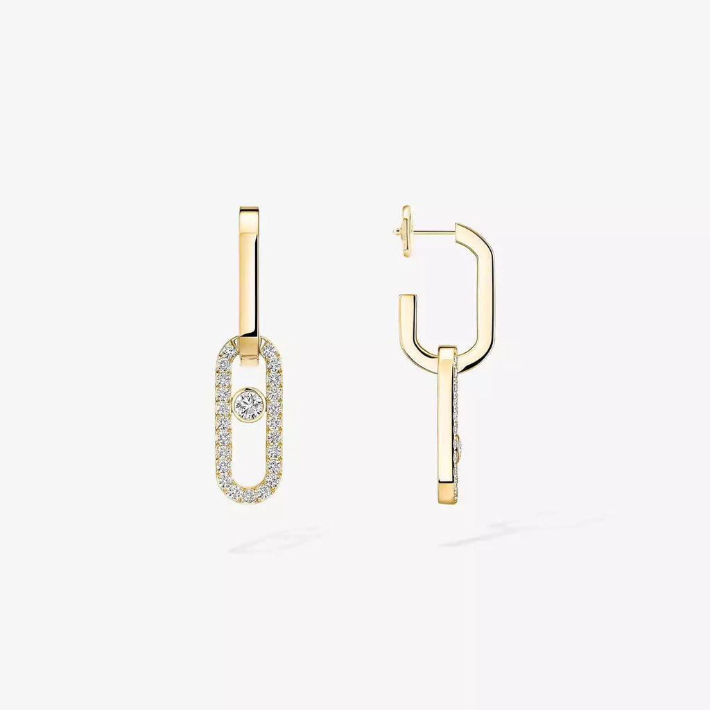 [Limara]MOVE LINK KINETIC DIAMOND EARRINGS