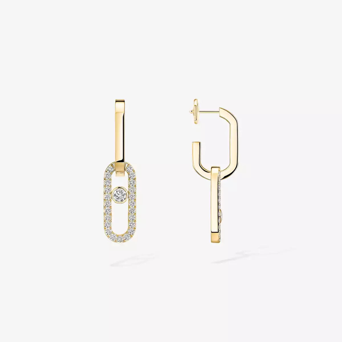 [Limara]MOVE LINK KINETIC DIAMOND EARRINGS