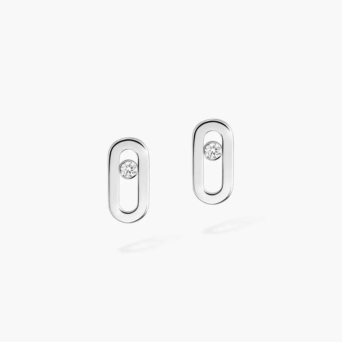 [Limara]Move Uno Diamond Stud Earrings