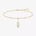 [Limara]MOVE UNO PAVÉ DIAMOND ANKLE BRACELET