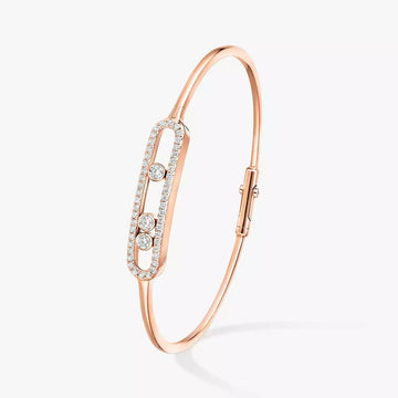 [Limara] Move Pavé Diamond Bangle Bracelet M