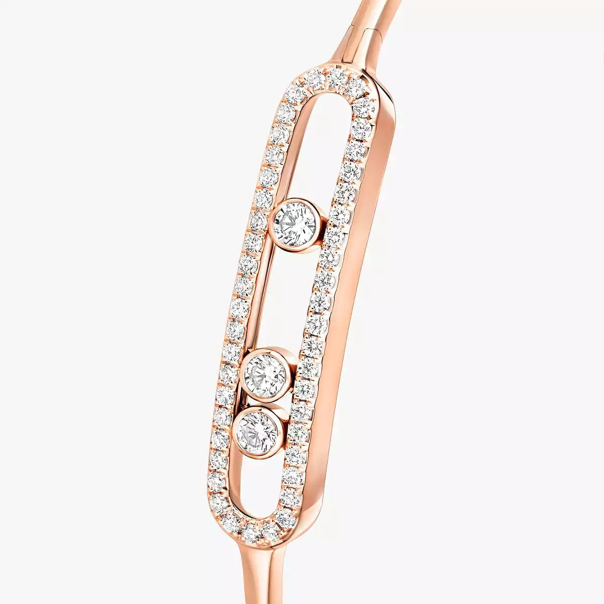 [Limara] Move Pavé Diamond Bangle Bracelet M