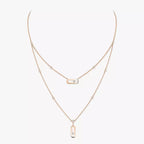 [Limara]MOVE UNO DOUBLE-PENDANT NECKLACE