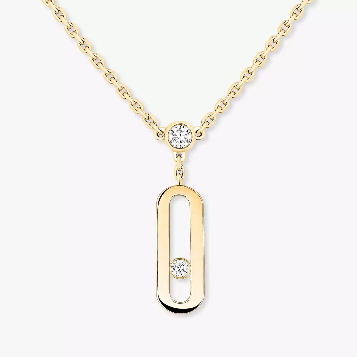 [Limara]MOVE UNO DOUBLE-PENDANT NECKLACE