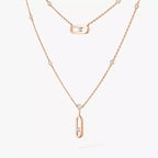 [Limara]MOVE UNO DOUBLE-PENDANT NECKLACE