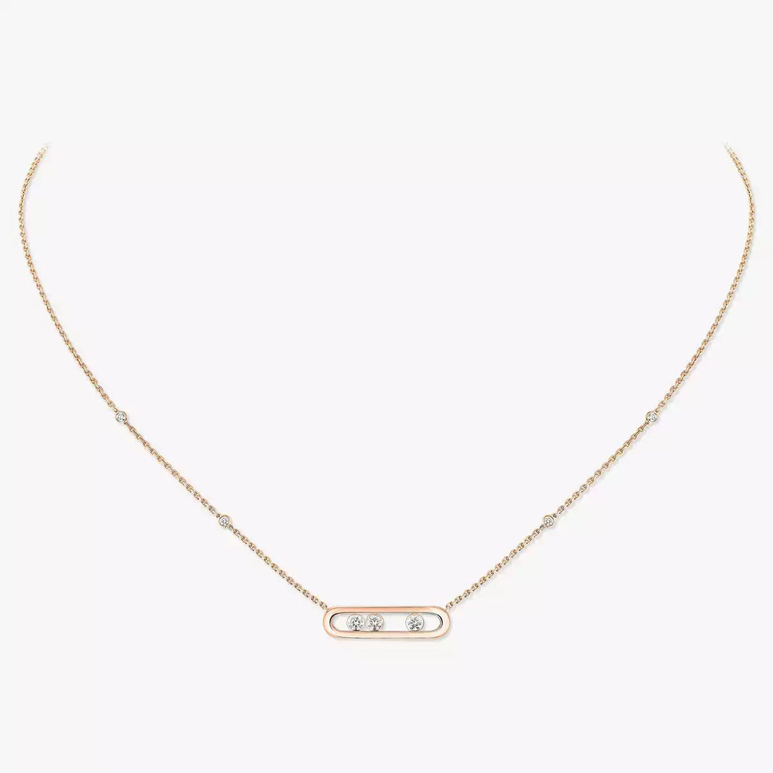 [Limara] Baby Move Gold Diamond Necklace