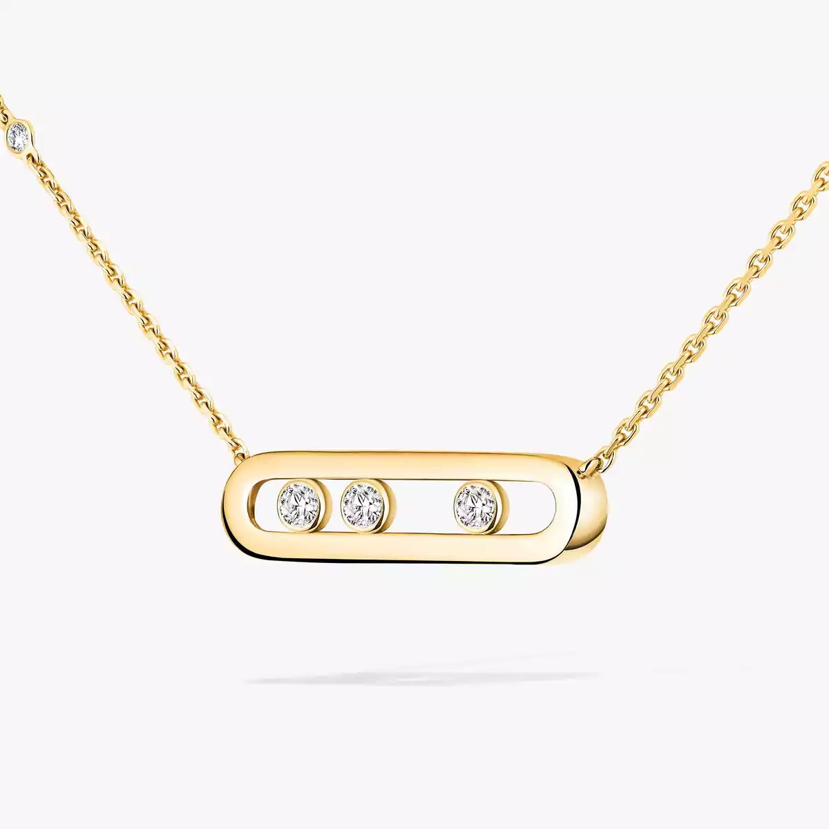 [Limara] Baby Move Gold Diamond Necklace