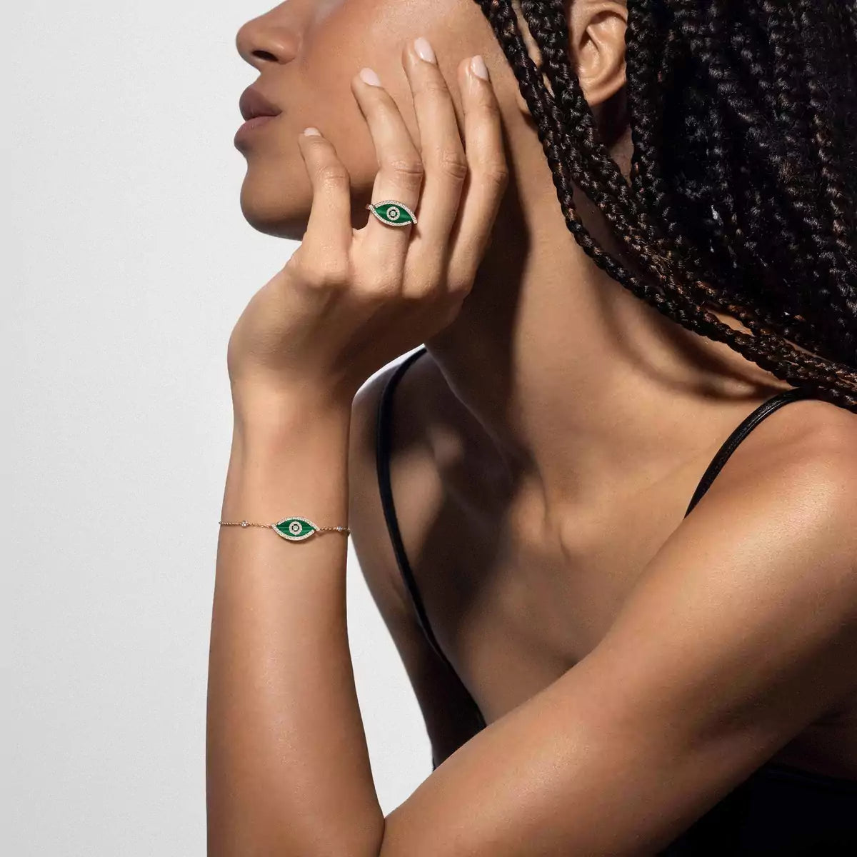 [Limara]Lucky Eye Diamond Bracelet