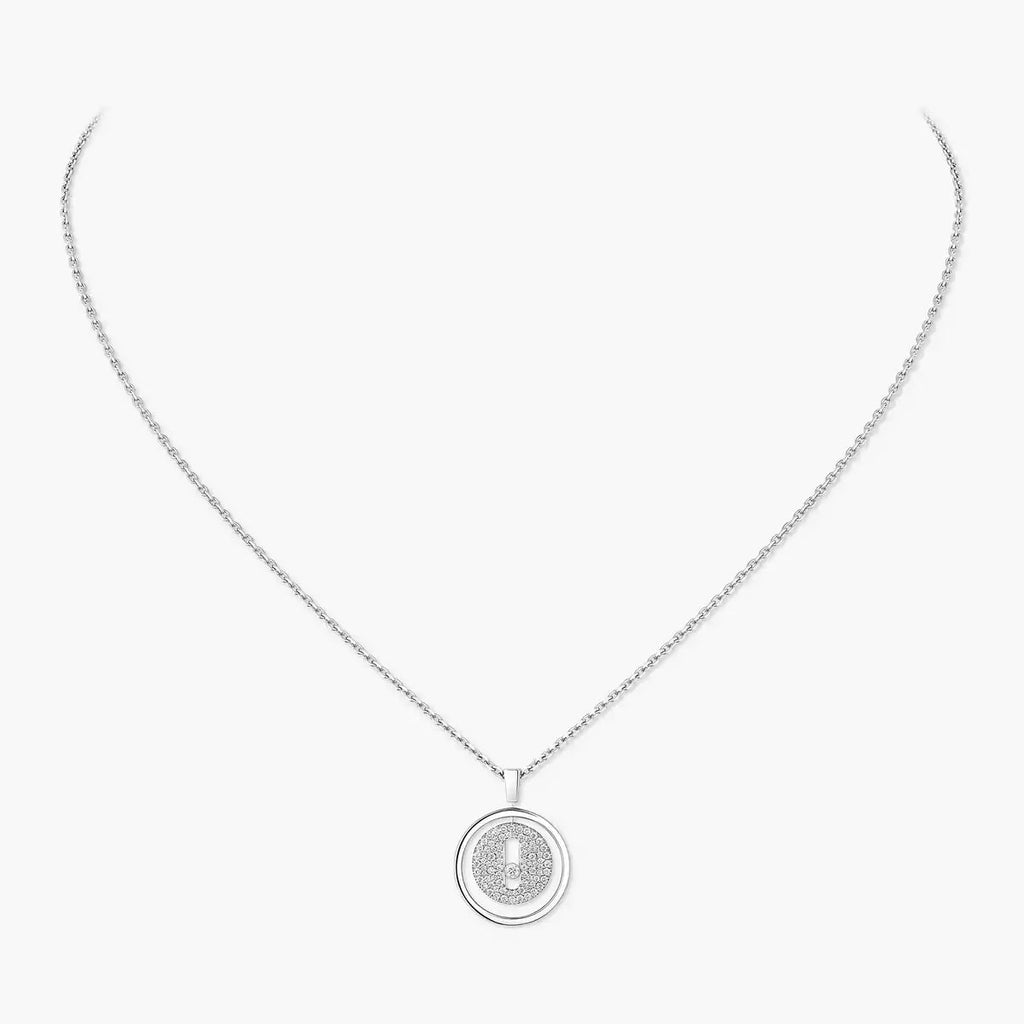 [Limara]LUCKY MOVE FULL PAVÉ DIAMOND NECKLACE