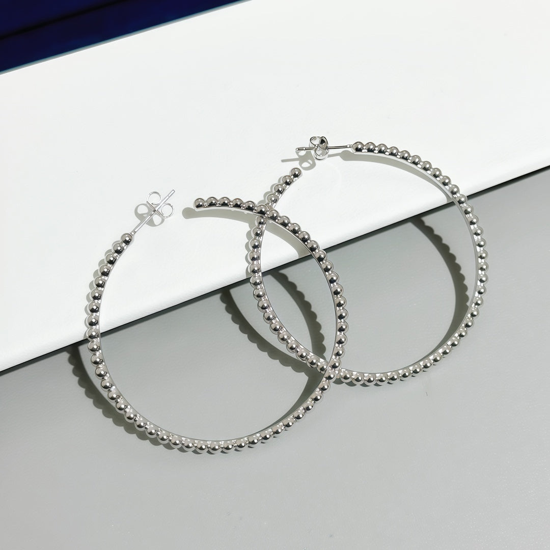 [Limara] SMOOTH BEAD STUD EARRINGS