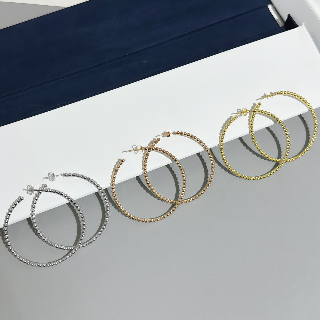 [Limara] SMOOTH BEAD STUD EARRINGS