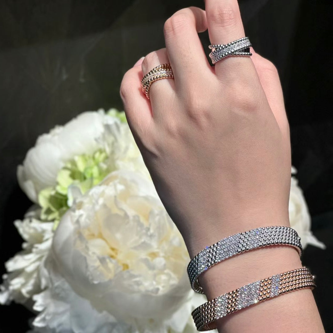 [Limara]   FIVE-ROW DIAMOND BRACELET
