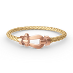 [Limara]FORCE LARGE HORSESHOE BRACELET - ROSE GOLD