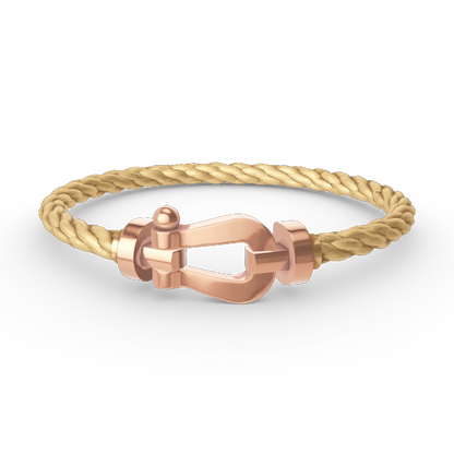 [Limara]FORCE LARGE HORSESHOE BRACELET - ROSE GOLD