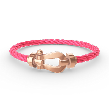 [Limara]FORCE LARGE HORSESHOE BRACELET - ROSE GOLD