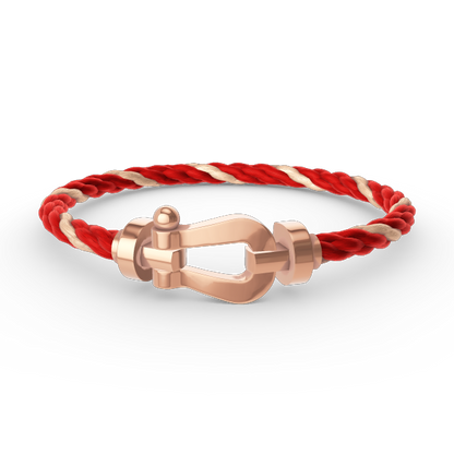 [Limara]FORCE LARGE HORSESHOE BRACELET - ROSE GOLD