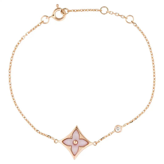 [Limara]STAR 1 DIAMOND ROSE GOLD BRACELET