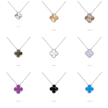 [Limara] CLOVER 15MM NECKLACE SILVER COLLECTION