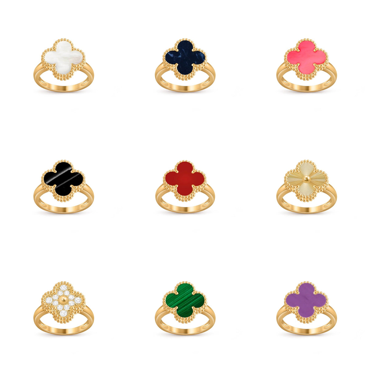 [Limara] CLOVER RING GOLD COLLECTION