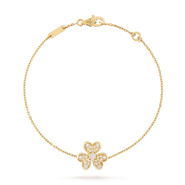 [Limara]FRIVOLE GOLD FLOWER DIAMOND BRACELET