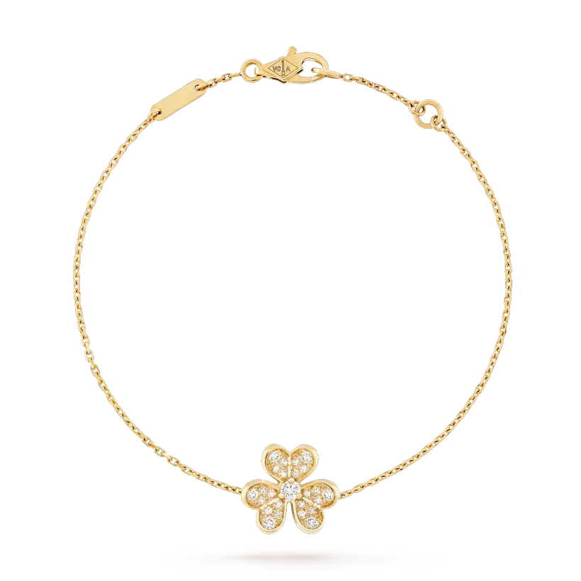 [Limara]FRIVOLE GOLD FLOWER DIAMOND BRACELET