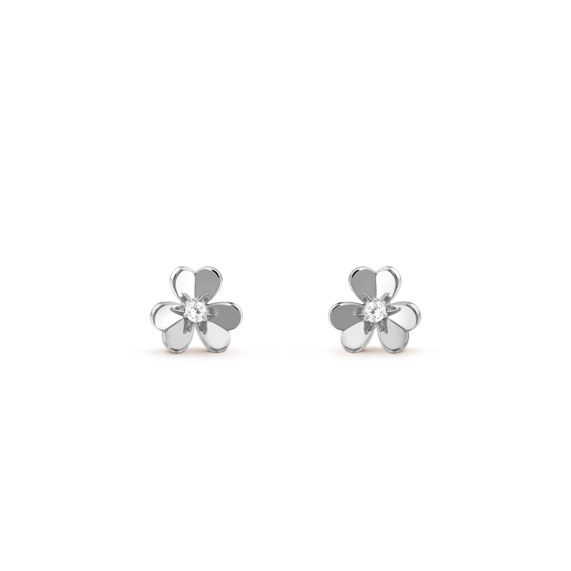 [Limara]FRIVOLE MINI SILVER FLOWER EARRINGS