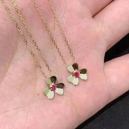 [Limara]FRIVOLE FLORAL CHARM NECKLACE