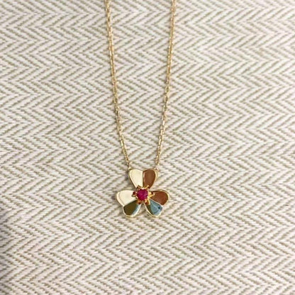 [Limara]FRIVOLE FLORAL CHARM NECKLACE
