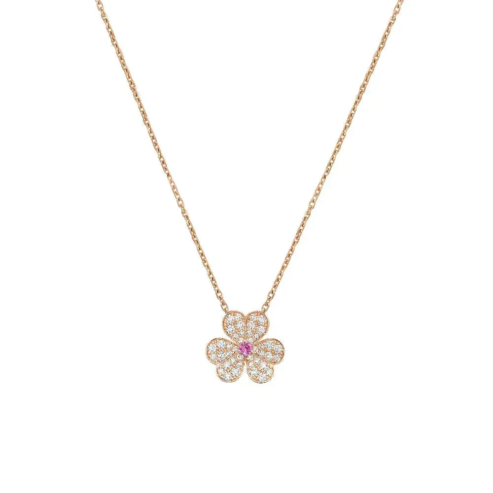 [Limara]PAVÉ DIAMOND BUTTERFLY CHARM NECKLACE
