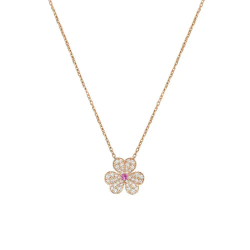 [Limara]PAVÉ DIAMOND BUTTERFLY CHARM NECKLACE
