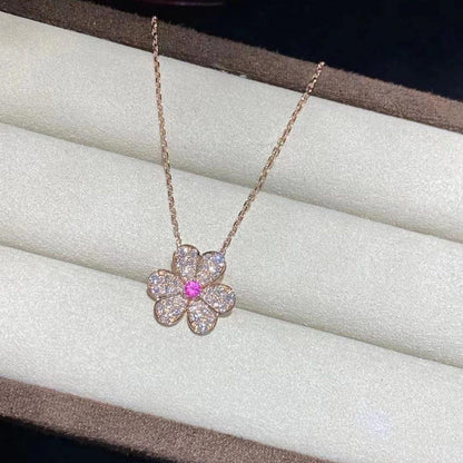 [Limara]PAVÉ DIAMOND BUTTERFLY CHARM NECKLACE