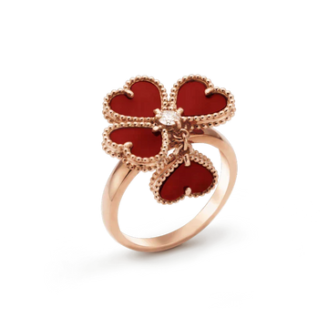 [Limara]SWEET CLOVER CARNELIAN RING