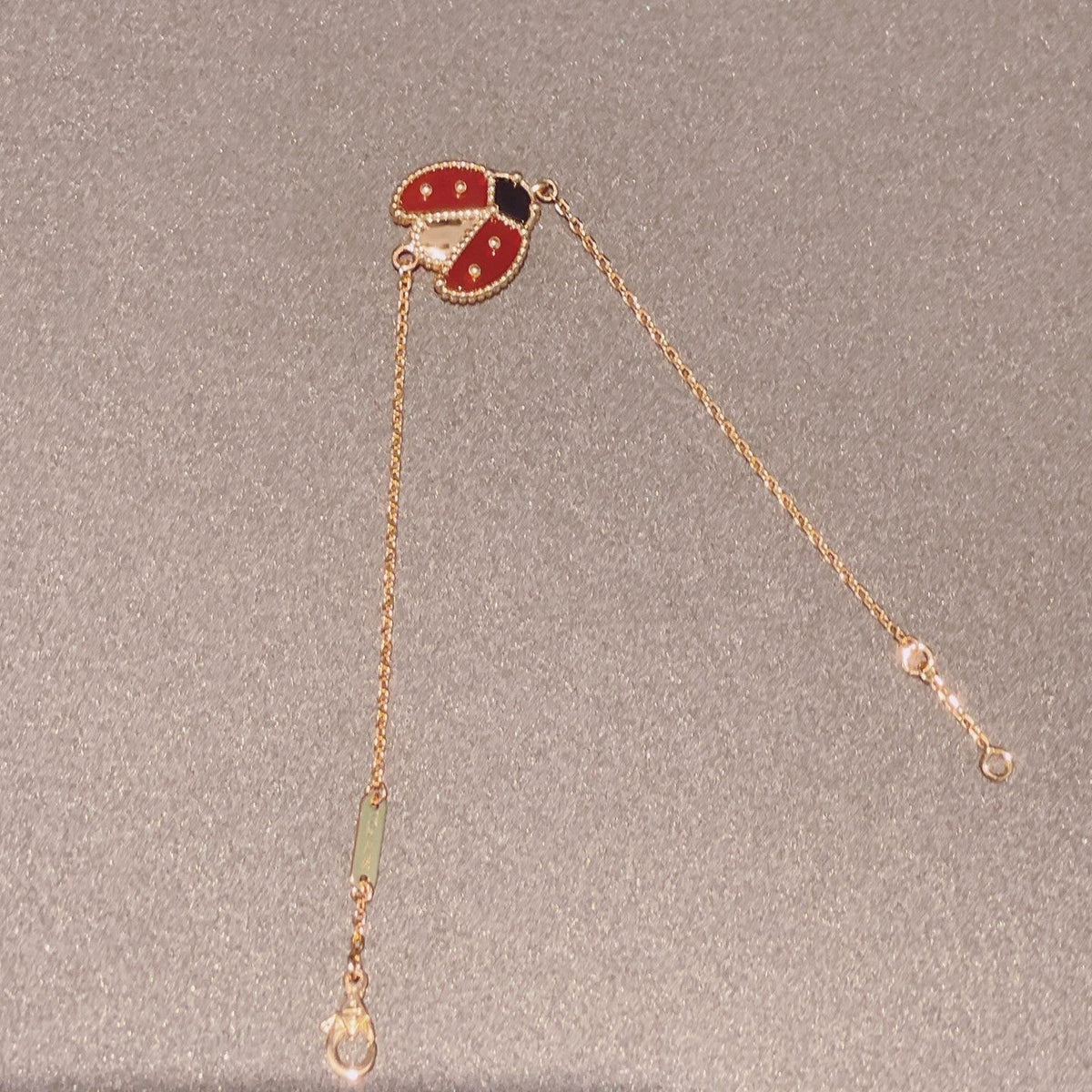 [Limara]LUCKY SPRING 1 MOTIF PINK GOLD BRACELET