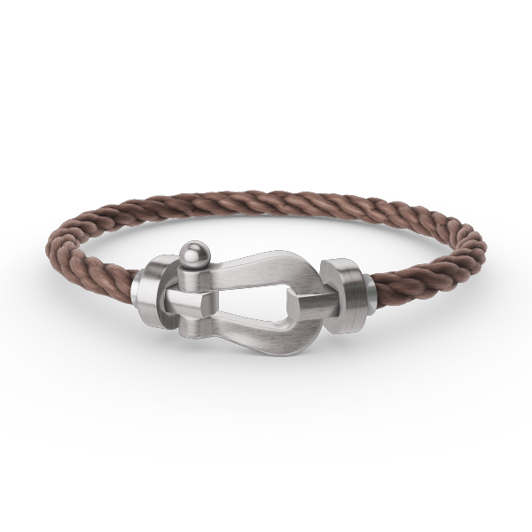 [Limara]FORCE LARGE HORSESHOE BRACELET - WHITE GOLD
