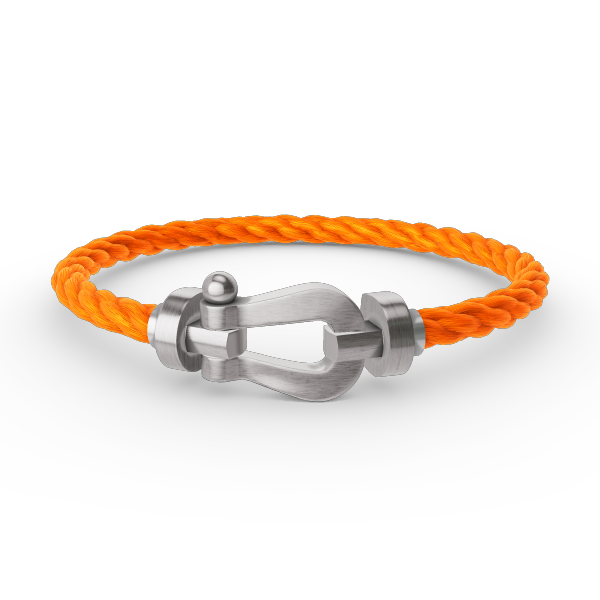 [Limara]FORCE LARGE HORSESHOE BRACELET - WHITE GOLD