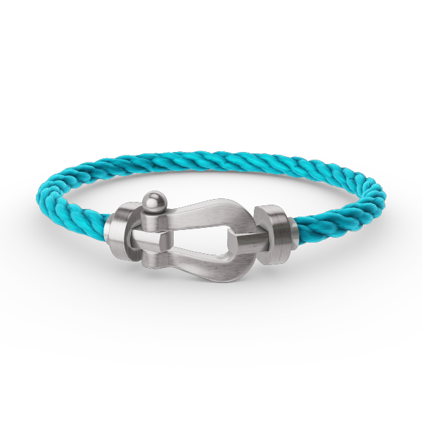 [Limara]FORCE LARGE HORSESHOE BRACELET - WHITE GOLD