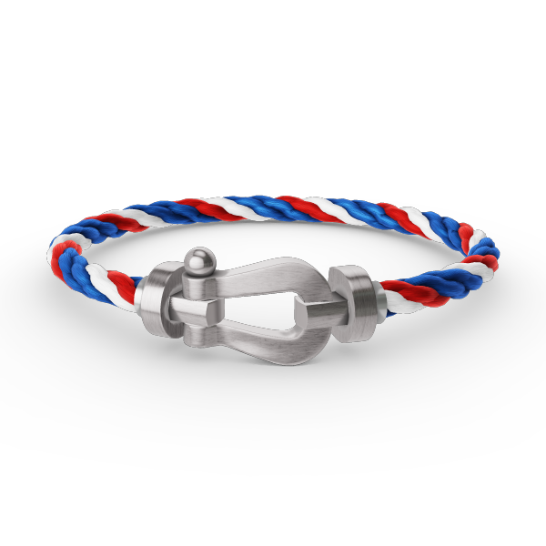 [Limara]FORCE LARGE HORSESHOE BRACELET - WHITE GOLD