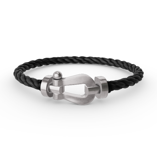 [Limara]FORCE LARGE HORSESHOE BRACELET - WHITE GOLD