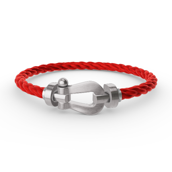 [Limara]FORCE LARGE HORSESHOE BRACELET - WHITE GOLD
