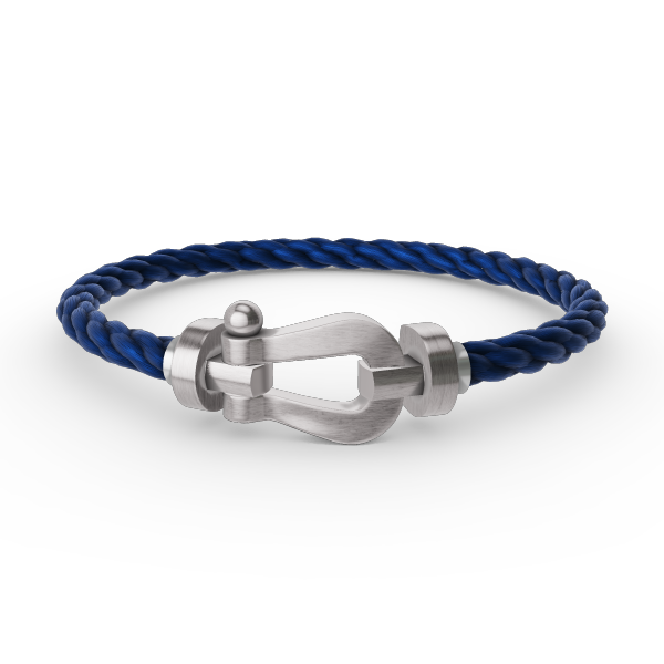 [Limara]FORCE LARGE HORSESHOE BRACELET - WHITE GOLD